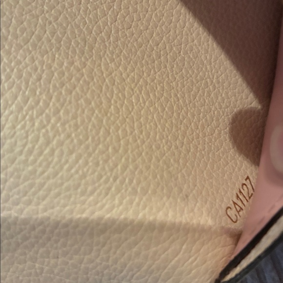 Louis Vuitton monogram empreinte rose ballerine Emilie Wallet with box - Picture 13 of 13